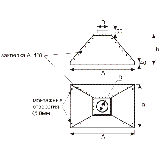Зонт вытяжной (круглое сечение) - схема